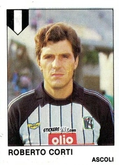 Cromo Roberto Corti - Calcio Flash 1985 n. 7 - Edizioni Flash