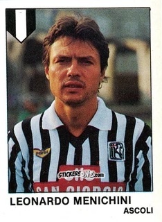 Cromo Leonardo Menichini - Calcio Flash 1985 n. 11 - Edizioni Flash