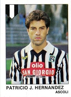 Cromo Patricio J. Hernandez - Calcio Flash 1985 n. 17 - Edizioni Flash
