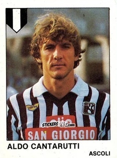 Figurina Aldo Cantarutti - Calcio Flash 1985 n. 21 - Edizioni Flash