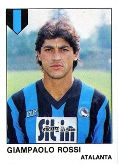 Sticker Giampaolo Rossi - Calcio Flash 1985 n. 29 - Edizioni Flash