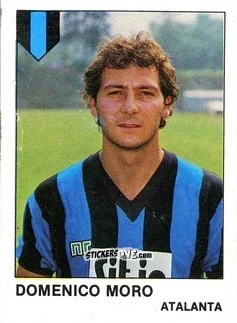 Figurina Domenico Moro - Calcio Flash 1985 n. 37 - Edizioni Flash
