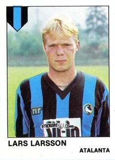 Sticker Lars Larsson - Calcio Flash 1985 n. 40 - Edizioni Flash
