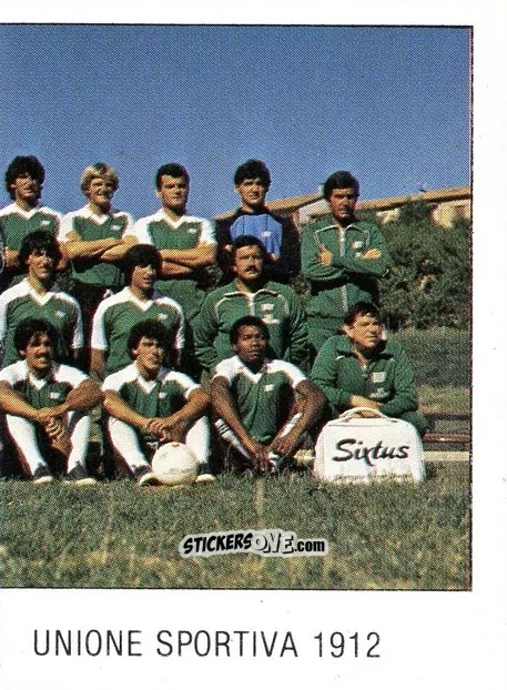 Sticker Squadra Avellino (puzzle 2) - Calcio Flash 1985 n. 44 - Edizioni Flash