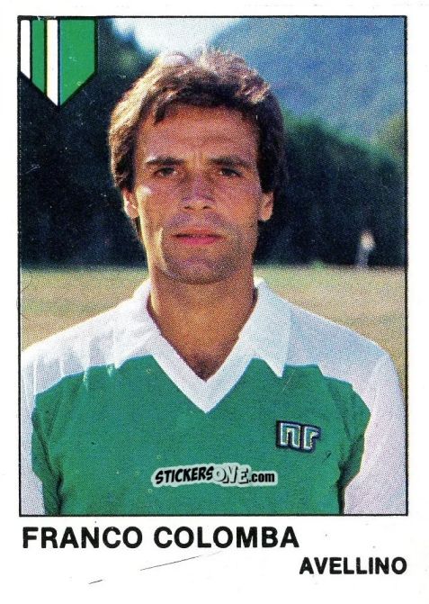 Sticker Franco Colomba - Calcio Flash 1985 n. 54 - Edizioni Flash