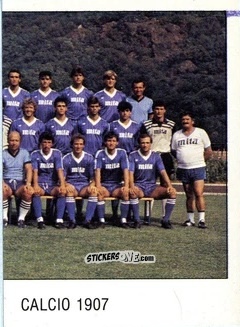Sticker Squadra Como (puzzle 2) - Calcio Flash 1985 n. 63 - Edizioni Flash