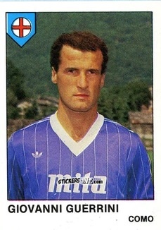 Figurina Giovanni Guerrini - Calcio Flash 1985 n. 68 - Edizioni Flash