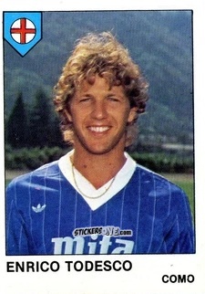 Figurina Enrico Todesco - Calcio Flash 1985 n. 79 - Edizioni Flash