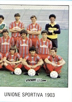 Cromo Squadra Cremonese (puzzle 2) - Calcio Flash 1985 n. 82 - Edizioni Flash