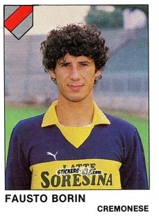 Sticker Fausto Borin - Calcio Flash 1985 n. 83 - Edizioni Flash