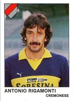Figurina Antonio Rigamonti - Calcio Flash 1985 n. 84 - Edizioni Flash
