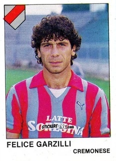 Cromo Felice Garzilli - Calcio Flash 1985 n. 88 - Edizioni Flash