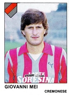 Sticker Giovanni Mei - Calcio Flash 1985 n. 91 - Edizioni Flash