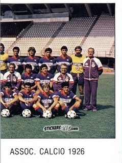 Cromo Squadra Fiorentina (puzzle 2) - Calcio Flash 1985 n. 101 - Edizioni Flash