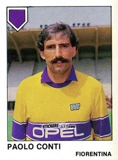 Sticker Paolo Conti - Calcio Flash 1985 n. 103 - Edizioni Flash