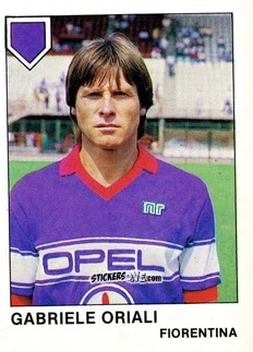 Figurina Gabriele Oriali - Calcio Flash 1985 n. 109 - Edizioni Flash