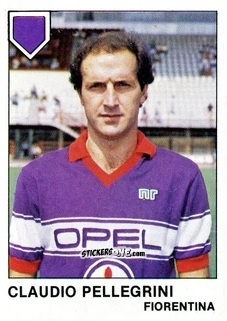 Cromo Claudio Pellegrini - Calcio Flash 1985 n. 118 - Edizioni Flash
