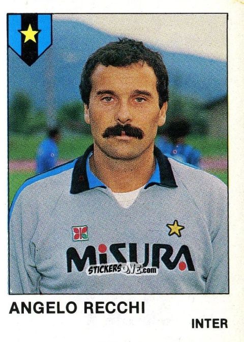 Sticker Angelo Recchi - Calcio Flash 1985 n. 122 - Edizioni Flash