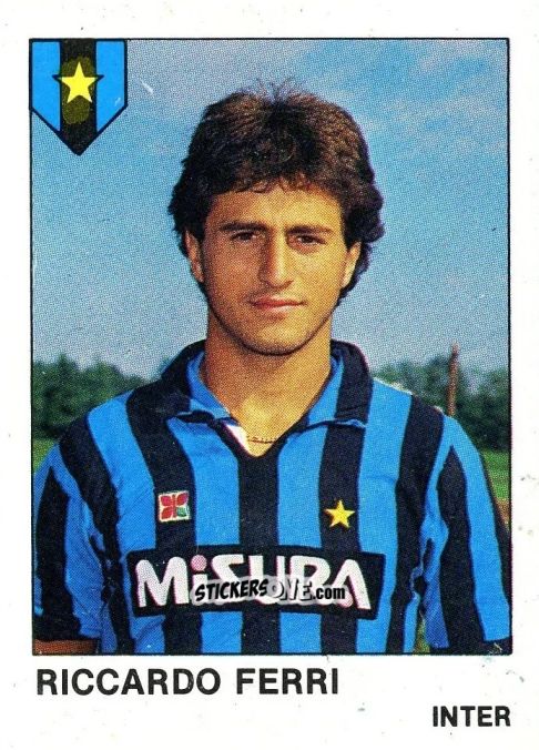 Figurina Riccardo Ferri - Calcio Flash 1985 n. 127 - Edizioni Flash