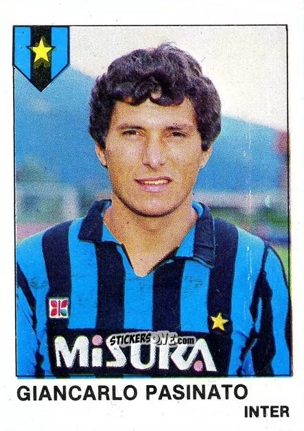 Figurina Giancarlo Pasinato - Calcio Flash 1985 n. 130 - Edizioni Flash