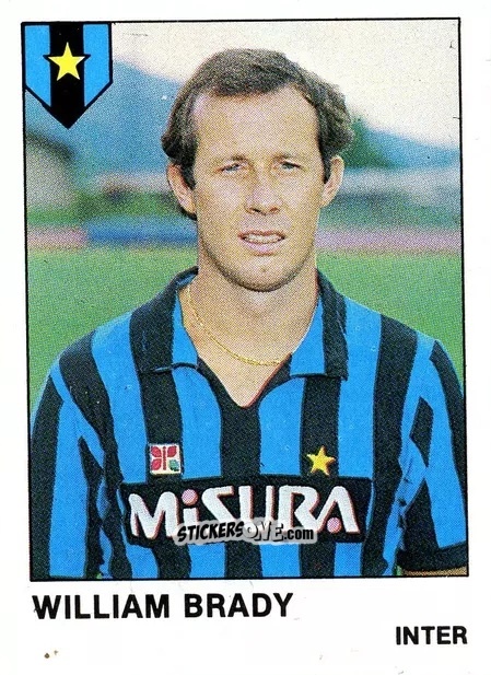 Figurina William Brady - Calcio Flash 1985 n. 131 - Edizioni Flash