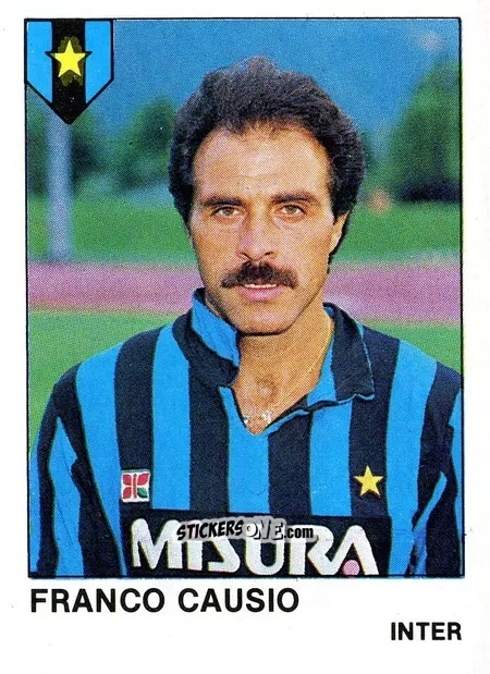 Sticker Franco Causio - Calcio Flash 1985 n. 133 - Edizioni Flash