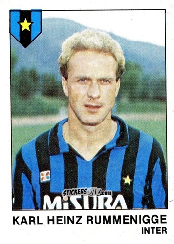 Cromo Karl Heinz Rummenigge - Calcio Flash 1985 n. 137 - Edizioni Flash