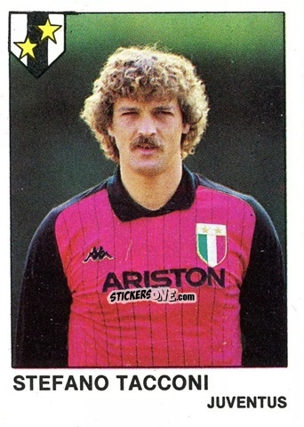 Sticker Stefano Tacconi - Calcio Flash 1985 n. 140 - Edizioni Flash