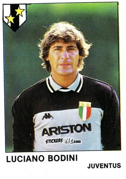 Sticker Luciano Bodini - Calcio Flash 1985 n. 141 - Edizioni Flash