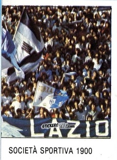 Sticker Squadra Lazio (puzzle 2) - Calcio Flash 1985 n. 158 - Edizioni Flash