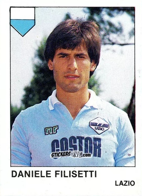 Sticker Daniele Filisetti - Calcio Flash 1985 n. 164 - Edizioni Flash