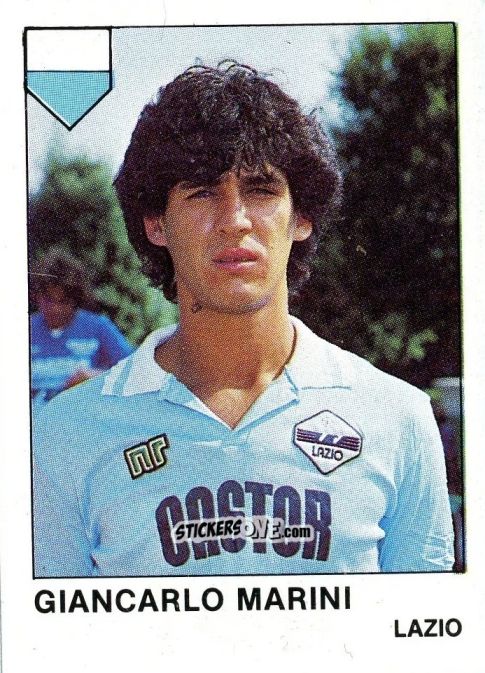 Sticker Giancarlo Marini - Calcio Flash 1985 n. 169 - Edizioni Flash