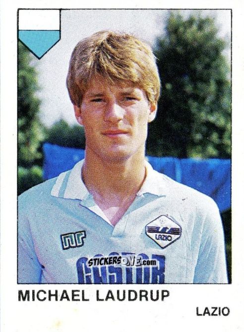 Sticker Michael Laudrup - Calcio Flash 1985 n. 173 - Edizioni Flash