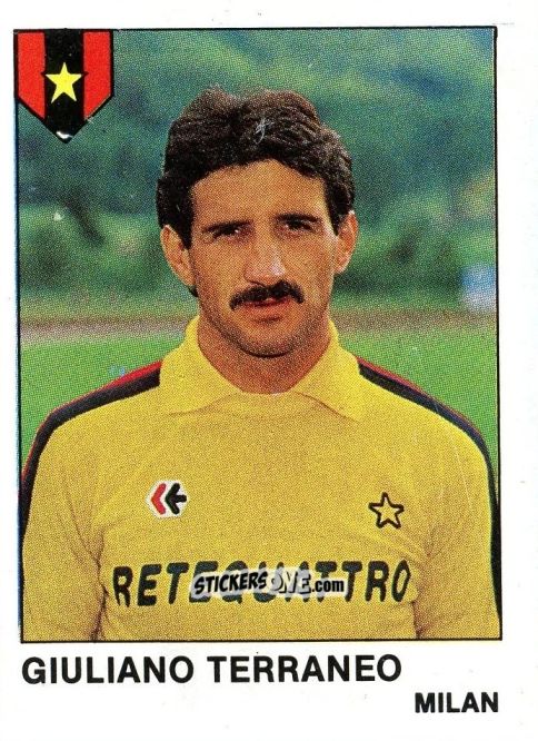 Cromo Giuliano Terraneo - Calcio Flash 1985 n. 178 - Edizioni Flash