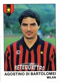 Figurina Agostino Di Bartolomei - Calcio Flash 1985 n. 188 - Edizioni Flash