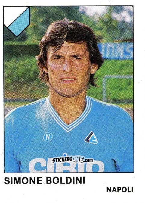 Figurina Simone Boldini - Calcio Flash 1985 n. 200 - Edizioni Flash