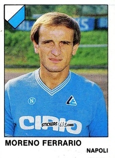 Figurina Moreno Ferrario - Calcio Flash 1985 n. 201 - Edizioni Flash