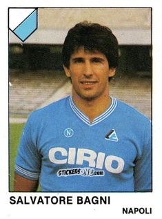 Cromo Salvatore Bagni - Calcio Flash 1985 n. 204 - Edizioni Flash