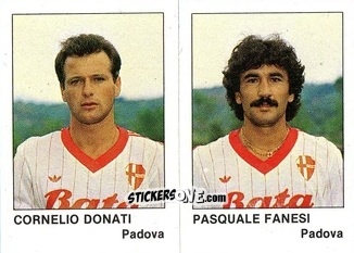 Cromo Cornelio Donati / Pasquale Fanesi - Calcio Flash 1985 n. 388 - Edizioni Flash