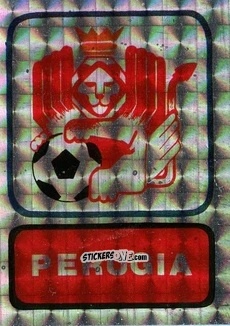 Figurina Scudetto Perugia - Calcio Flash 1985 n. SC32 - Edizioni Flash