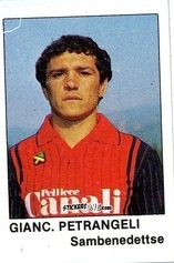 Sticker Gianc. Petrangeli - Calcio Flash 1985 n. 423a - Edizioni Flash