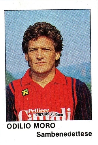 Sticker Odilio Moro - Calcio Flash 1985 n. 426a - Edizioni Flash