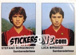 Sticker Stefano Borgonovo / Luca Biringozzi