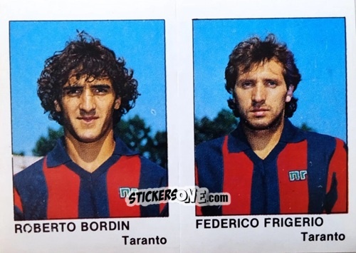 Cromo Roberto Bordin / Federico Frigerio - Calcio Flash 1985 n. 433 - Edizioni Flash