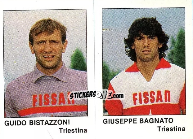 Sticker Guido Bistazzoni / Giuseppe Bagnato