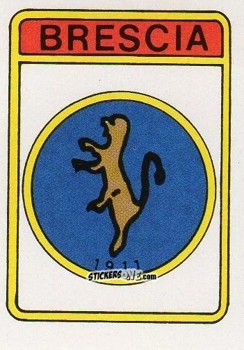 Cromo Scudetto Brescia - Calcio Flash 1985 n. SC41 - Edizioni Flash