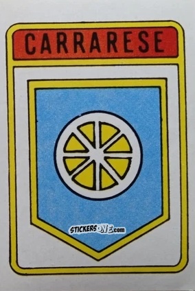 Figurina Scudetto Carrarese - Calcio Flash 1985 n. SC42 - Edizioni Flash