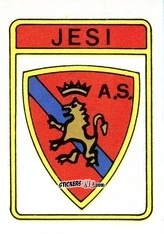 Sticker Scudetto Jesi - Calcio Flash 1985 n. SC43 - Edizioni Flash