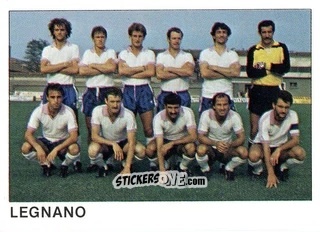 Sticker Squadra Legnano - Calcio Flash 1985 n. 455 - Edizioni Flash