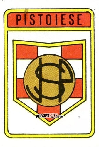 Figurina Scudetto Pistoiese